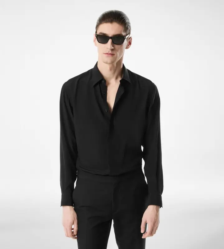 CHARMEAUSE FLUID FIT SHIRT BLACK online